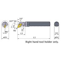 三菱マテリアル S形ボーリングバー C20SSDQCR11 1個（直送品）