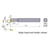 三菱マテリアル F形ボーリングバー FSTU108L 1個（直送品）