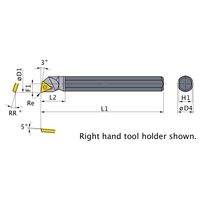 三菱マテリアル F形ボーリングバー FSTU212L 1個（直送品）