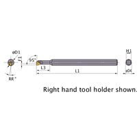 三菱マテリアル 小径F形ボーリングバー FSWL108LM 1個（直送品）
