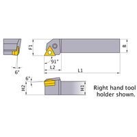 三菱マテリアル LLバイト PTGNL2525M22 1個（直送品）