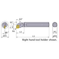 三菱マテリアル S形ボーリングバー S32SSCLCR12 1個（直送品）