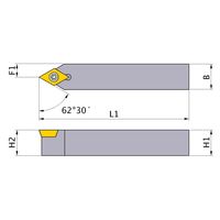 三菱マテリアル SPバイト SDNCN1616H11 1個（直送品）