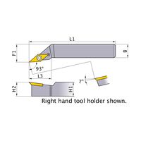 三菱マテリアル SPバイト SVJDL1616H16 1個（直送品）
