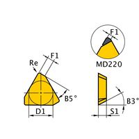 三菱マテリアル カッタ用インサート TEEN2204PEER1:HTI10 1セット(10個)（直送品）