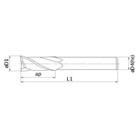三菱マテリアル エムスターエンドミル MS2MSD1800 1本（直送品）