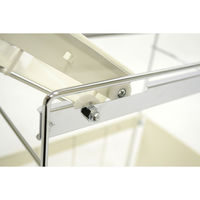 ビーワーススタイル 洗面下ラック2段 幅270×奥行340×高さ377mm ホワイト YA-810011 1台　（直送品）