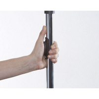 ルミナス ハンガーラック プッシュ式ハンガー「ダブル」 瞬間上げ下げ キャスター付 幅80cm GPH-80WG 1台　（直送品）