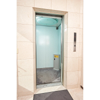 ナカバヤシ エレベーター用防災キャビネット　ダイヤルロック　スリムタイプ　ニューグレー 幅360×奥行230×高さ800mm EVC-102DN 1台（直送品）