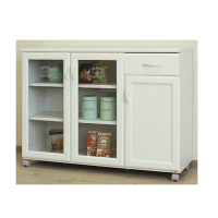 白井産業 セシルナ 台所回りの食器や小物をひとまとめに収納出来る幅広カウンターワゴン 1台（直送品）