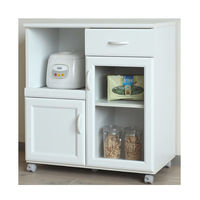 白井産業 セシルナ 台所回りの家電や小物をひとまとめに収納出来るカウンターワゴン 1台（直送品）