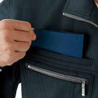 自重堂　制服百科　長袖シャツ　チャコールグレー　ＬＬ　51804（直送品）