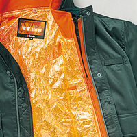 自重堂　制服百科　ダブルライナー防寒ブルゾン（フード付）　ネービー　Ｌ　48010（直送品）