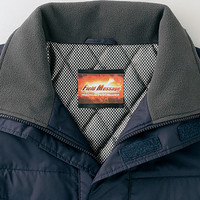 自重堂　制服百科　裏アルミ防寒ブルゾン（フード付）　ブルー　ＬＬ　48440（直送品）