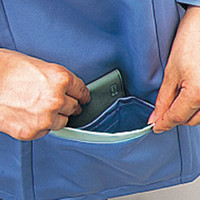 自重堂　制服百科　低発塵製品制電スモック　ソフトブルー　ＥＬ　833（直送品）