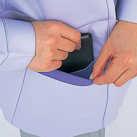 自重堂　制服百科　エコ製品制電スモック　ラベンダー　Ｌ　42805（直送品）