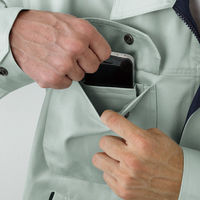 自重堂　制服百科　製品制電吸湿発熱ブルゾン　ロイヤルブルー　Ｓ　82200（直送品）