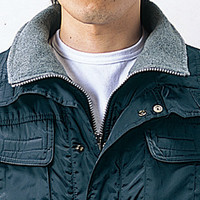 自重堂　制服百科　防寒ブルゾン（フード付）　ブラック　ＥＬ　48080（直送品）