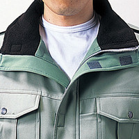 自重堂　制服百科　エコ防寒ブルゾン（フード付）　ミストグリーン　４Ｌ　48140（直送品）