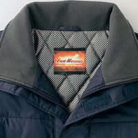 自重堂　制服百科　裏アルミ防寒ブルゾン（フード付）　ネービー　ＬＬ　48440（直送品）