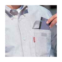 ミドリ安全 作業服 春夏 半袖 シャツ 帯電防止 RCS431 SS グレー 3120152902 1点（直送品）