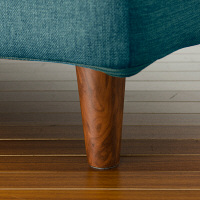 セルタン　ソファChoice（ソファチョイス）　ダブル　ファブリックブルー　2人掛 ブルー 1台　（直送品）