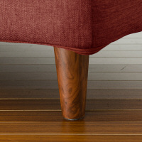 セルタン　ソファChoice（ソファチョイス）　ダブル　ファブリックレッド　2人掛 レッド 1台　（直送品）