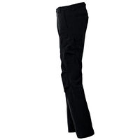 アイトス ストレッチパンツ（ノータック）（男女兼用） ブラック SS AZ7843-010 1着（直送品）