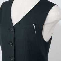 アイトス Pieds ベスト チャコールグレー 21号 HCV3610-097 1着（直送品）