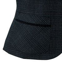 アイトス Pieds ベスト ブラック 21号 HCV8111-099 1着（直送品）