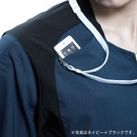 adidas ジャケット ホワイト+ネイビー XS SMS120-10-XS 1枚　スクラブ（直送品）