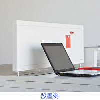 イトーキ サリダLFデスク デスクトップパネル片面用 ホワイト 幅1400用 幅1358×奥行80×高さ330mm YLF-S14SDP-W 1台 （直送品）