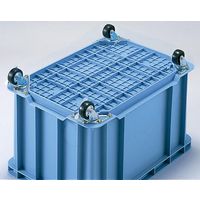 【コンテナ】 積水テクノ成型 コンテナ Sー100 キャスター付き CSP100B 100L ブルー 1台
