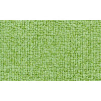 【軒先渡し】オリバー スチールチェア シルバー色ループ脚 黒シート ファブリック　グリーン  1脚　（直送品）