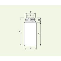 アズワン アイボーイ(ケース販売) PP広口びん 50mL 100入 5-002-51 1箱(100本)（直送品）