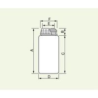 アズワン アイボーイ(ケース販売) PP広口びん 100mL 100入 5-002-52 1箱(100本)（直送品）