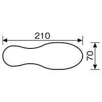 日本緑十字社 ラインプロ LPーFーW 2枚1組 258159 1セット(10枚:2枚×5組)（直送品）