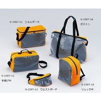 アズワン 救急・応急処置用バッグ[透明・耐寒タイプ] ウエストポーチ小 0-1597-13 1個（直送品）