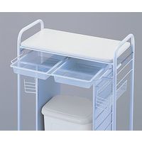 西村製作所 小型処置車 ピンク 700×345×980mm NFS-1ピンク 1台 8-8852-02（直送品）