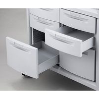 アズワン モバイルストアーカート 浅型4個・深型2個 MS24E 1個 7-1087-04（直送品）