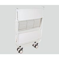 伸和 ハンディサイドカート 折りたたみ式 網棚あり ホワイト 690×400×730mm 8-4764-03 1個（直送品）