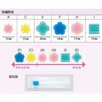 【口腔ケアスポンジ】 プロシェア口腔ケアスポンジ(プラ軸) 50本 I 1セット(150本:50本×3箱)  アズワン（直送品）
