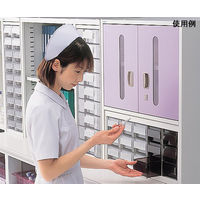 アルティア小物ユニット交換用樹脂ケース用アンプル保護スポンジ(灰色) 10枚入 0-5976-01 1セット(120枚:10枚×12箱)（直送品）