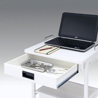 サンワサプライ　RAC-HP14SCW用引き出し（ホスピタルホワイト）　ワゴン関連品　RAC-HP14HTW　（直送品）