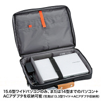 サンワサプライ PCキャリングバッグ ブラック/15.6インチワイドまで対応 BAG-C38BKN 1個（直送品）