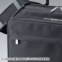 サンワサプライ　PCキャリングバッグ　ブラック　15.6インチワイドまで/フルオープンタイプ　BAG-U54BK2（直送品）