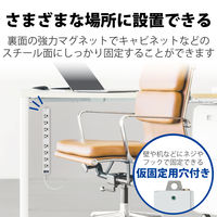 延長コード 電源タップ 二重構造 5m 3ピン 8個口 雷ガード 磁石付 抜け止め T-WRMK3850LG/RS エレコム 1個（直送品）