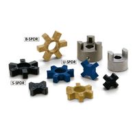 鍋屋バイテック(NBK) 軸継手 カップリング ジョーマックス＜sup＞（R）＜/sup＞用スパイダ：ポリウレタン L070-U-SPDR 1個（直送品）