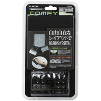 エレコム（ELECOM） COMFY（カンフィー）シリーズ マウスパッド 別体型 ブラック MP-114BK（直送品）