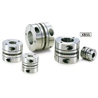 鍋屋バイテック(NBK) 軸継手 フレキシブルカップリングーシングルディスクタイプークランピングタイプ XBSS-44C2A-12-20（直送品）